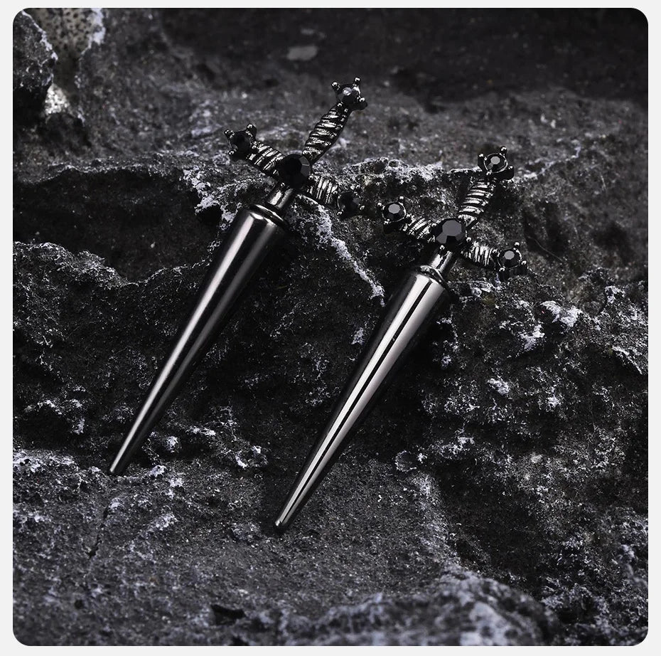 Kinitial Sword Earrings