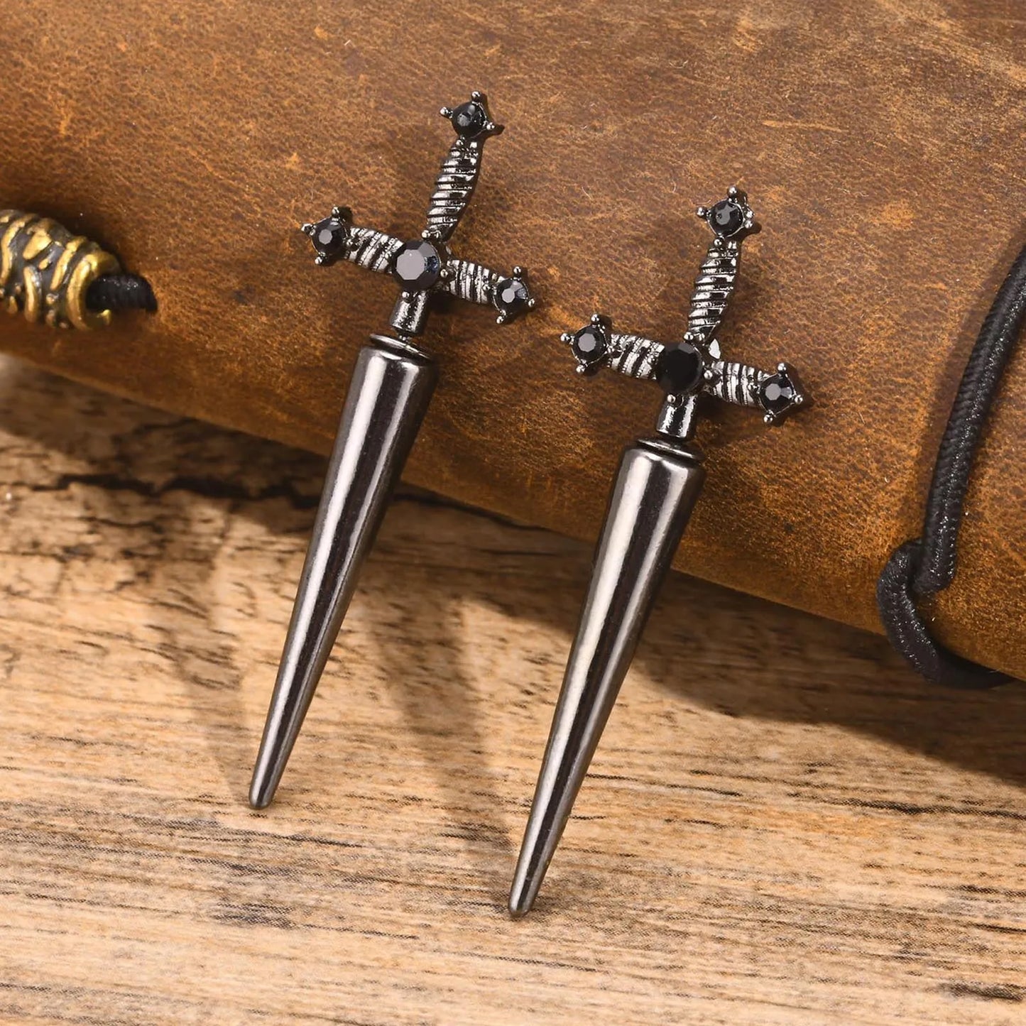 Kinitial Sword Earrings