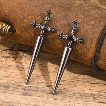 Kinitial Sword Earrings