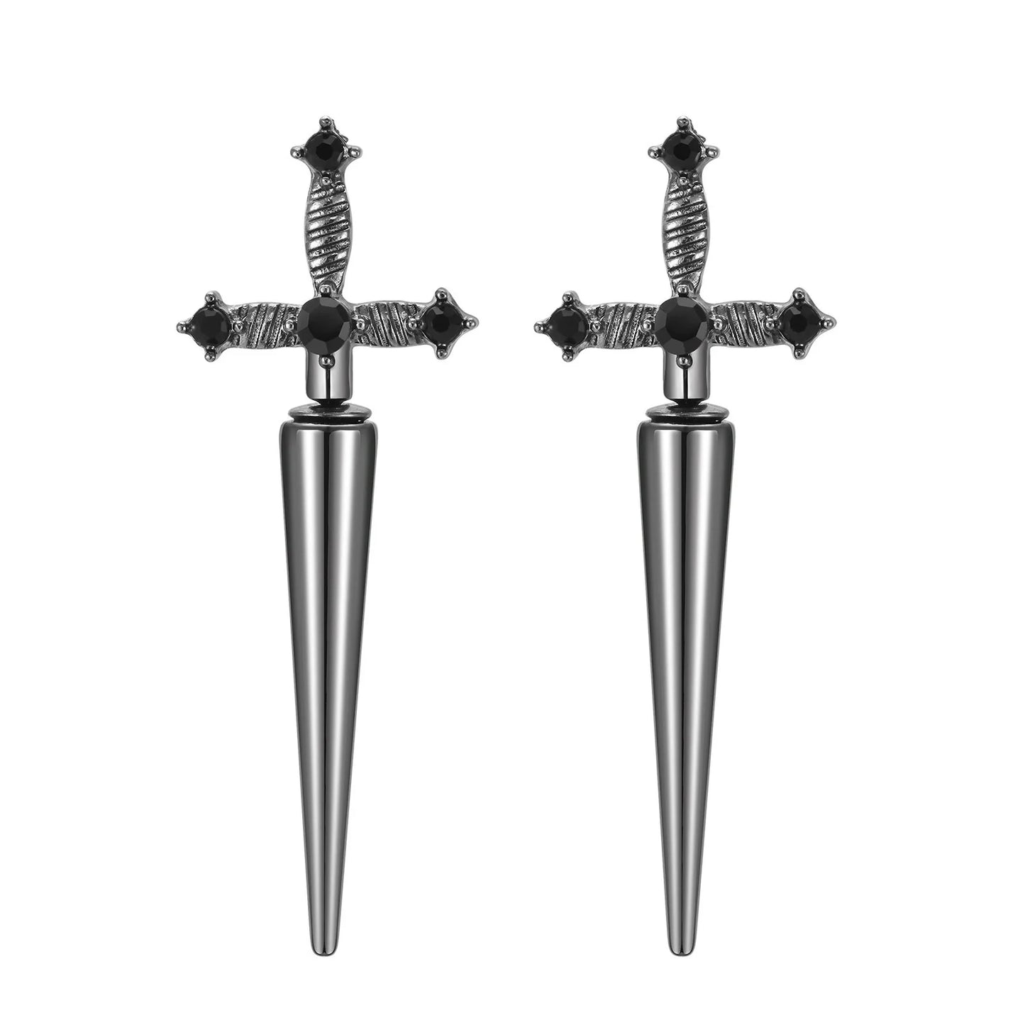 Kinitial Sword Earrings